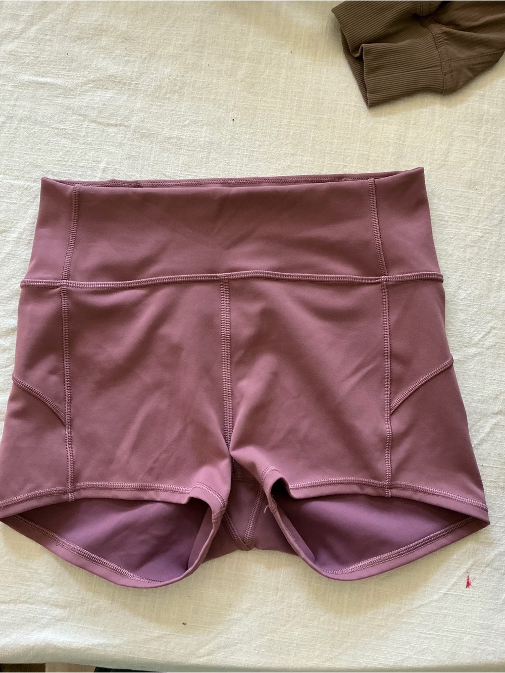 Lululemon High-Waist Mauve Women's Active Shorts
